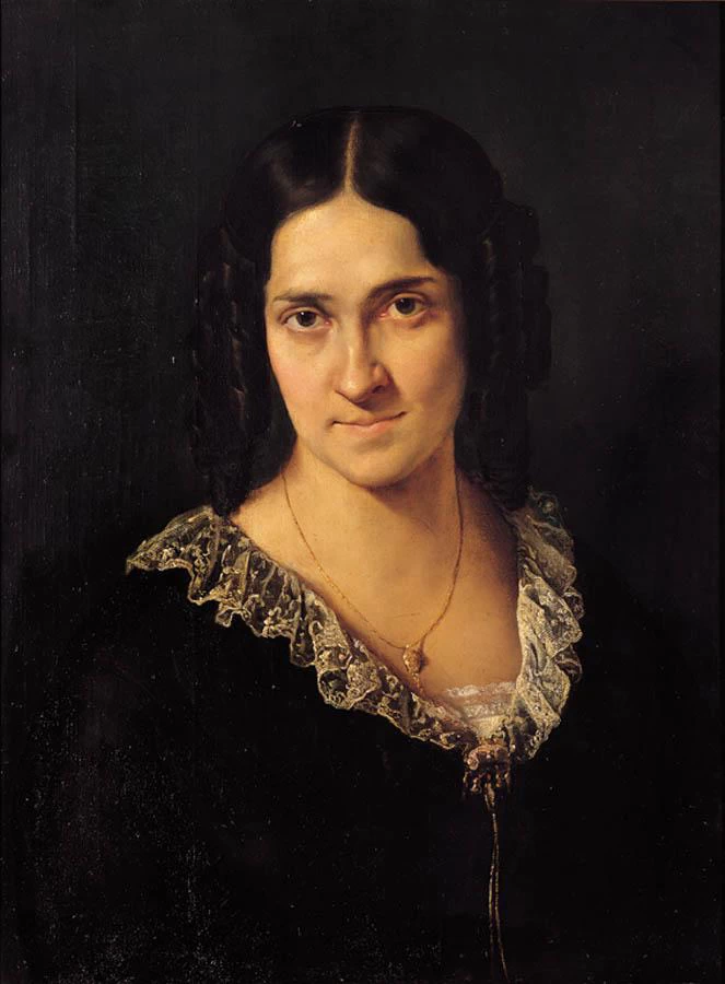 Ritratto della cantante Matilde Juva Branca [1851 circa]